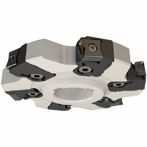 Iscar - Arbor Hole Connection, 0.5512" Cutting Width, 1.0551" Depth of Cut, 100mm Cutter Diam, 1-1/16" Hole Diam, 6 Tooth Indexable Slotting Cutter - SDN-CALN11 Toolholder, LN.. 1106, LNHT 1106 PN-N HT, LNHT 1106 PN-R HT Insert - Industrial Tool & Supply