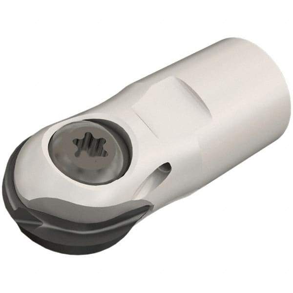 Iscar - 20mm Cut Diam, 48mm OAL, Indexable Ball Nose End Mill - T12 Modular Connection, TS HCM Toolholder, HBF-QF, HBR-QF, HCC-QF, HCD-QF, HCR, HTR-QF Insert - Industrial Tool & Supply