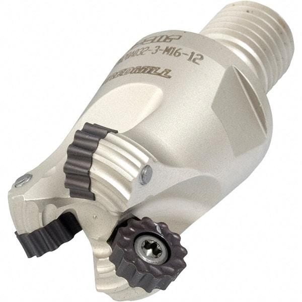 Iscar - 40mm Cutting Diam, 6mm Max Depth of Cut, Modular Connection Indexable Copy End Mill - 4 Inserts, RCMT/RCCT-MO, RCMT/RCMW/RCCW-FW, RCMW/RCCW-MO Insert, ERW-M Toolholder, Through Coolant - Industrial Tool & Supply