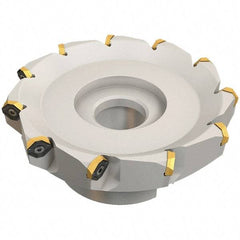 Iscar - 169.4mm Cut Diam, 40mm Arbor Hole, 4.6mm Max Depth of Cut, 50° Indexable Chamfer & Angle Face Mill - 15 Inserts, IQ845 SYHU 07.. Insert, Right Hand Cut, Series DoveIQMill - Industrial Tool & Supply