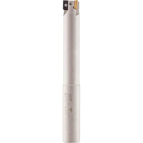Iscar - 1-1/2" Cut Diam, 0.708" Max Depth of Cut, 1-1/2" Shank Diam, 10" OAL, Indexable Square Shoulder End Mill - P290 AC.T 1806.. Inserts, Weldon Shank, 0° Lead Angle, Through Coolant, Series MillShred - Industrial Tool & Supply