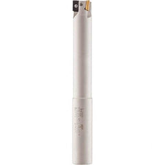 Iscar - 1-1/2" Cut Diam, 0.708" Max Depth of Cut, 1-1/2" Shank Diam, 10" OAL, Indexable Square Shoulder End Mill - P290 AC.T 1806.. Inserts, Weldon Shank, 0° Lead Angle, Through Coolant, Series MillShred - Industrial Tool & Supply