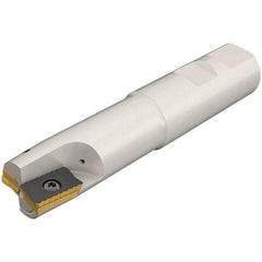 Iscar - 40mm Cut Diam, 18mm Max Depth of Cut, 32mm Shank Diam, 170mm OAL, Indexable Square Shoulder End Mill - P290 AC.T 1806.. Inserts, Weldon Shank, 0° Lead Angle, Through Coolant, Series MillShred - Industrial Tool & Supply