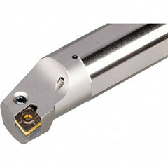 Iscar - 2.36" Min Bore Diam, 14" OAL, 1-1/2" Shank Diam, A-PCLN Indexable Boring Bar - 2" Max Bore Depth, CNMX 1207.. Insert, Clamp Holding Method - Industrial Tool & Supply