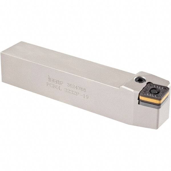 Iscar - PSBO, Right Hand Cut, 1-1/2" Shank Height x 1-1/2" Shank Width, Neutral Rake Indexable Turning Toolholder - 7" OAL, Multiple Insert Compatibility, Series DoveIQTurn - Industrial Tool & Supply