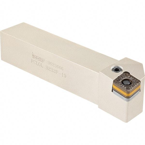 Iscar - PCLO, Left Hand Cut, 95° Lead Angle, 1-1/2" Shank Height x 1-1/2" Shank Width, Negative Rake Indexable Turning Toolholder - 7" OAL, COMG 6.. Insert Compatibility, Series DoveIQTurn - Industrial Tool & Supply