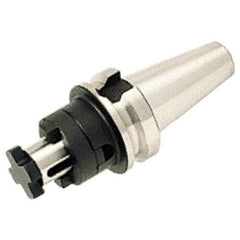 Iscar - BT50 Taper Shank 16mm Pilot Diam Shell Mill Holder - 150mm Flange to Nose End Projection, 32mm Nose Diam, Through-Spindle Coolant - Exact Industrial Supply