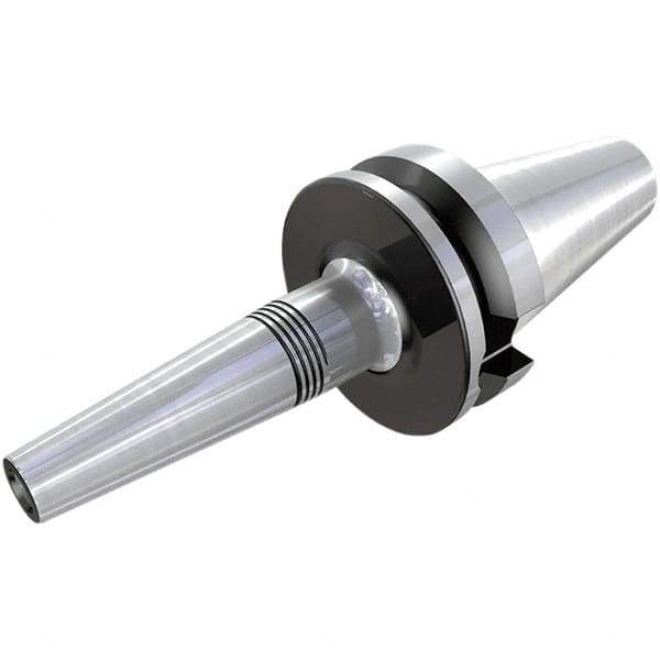 Iscar - 4mm Hole Diam, BT40 Taper Shank Shrink Fit Tool Holder & Adapter - 112mm Projection, 10mm Nose Diam, 18mm Clamping Depth, 25,000 RPM, Through Coolant - Exact Industrial Supply