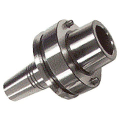 Iscar - 3/8" Hole Diam, HSK80FM Taper Shank Shrink Fit Tool Holder & Adapter - 3-1/4" Projection, 0.945" Nose Diam, 1.65" Clamping Depth, 25,000 RPM, Through Coolant - Exact Industrial Supply