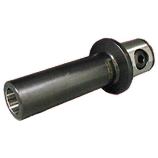 Iscar - 12.07mm Bore Diam, 20mm Body Diam x 80mm Body Length, Boring Bar Holder & Adapter - 0.4724" Screw Thread Lock, 68mm Bore Depth, Internal Coolant - Exact Industrial Supply
