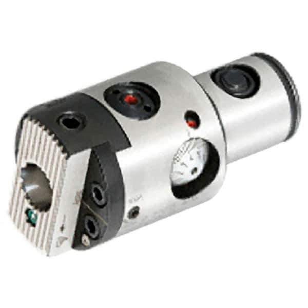 Iscar - 20mm Body Diam, Manual Single Cutter Boring Head - 22mm to 29mm Bore Diam - Exact Industrial Supply