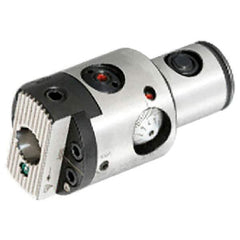 Iscar - 25mm Body Diam, Manual Single Cutter Boring Head - 28mm to 38mm Bore Diam - Exact Industrial Supply