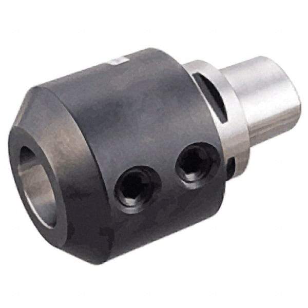 Iscar - C6 Modular Connection 7/8" Hole End Mill Holder/Adapter - 52mm Nose Diam, 3.189" Projection, Through-Spindle Coolant - Exact Industrial Supply
