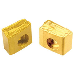 Iscar - LNMX1608 HF Grade IC9150 Carbide Turning Insert - TiCN/Al2O3/TiN Finish, 90° Rectangle, 8.5mm Thick, 3/64" Corner Radius - Industrial Tool & Supply