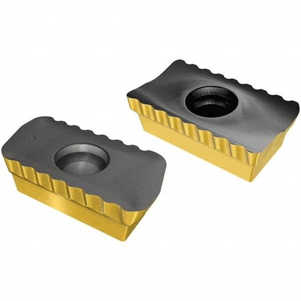 Iscar - P290 ACCT1806 HL Grade IC808 Carbide Milling Insert - TiAlN/AlTiN/TiN Finish, 0.256" Thick, 0.79mm Corner Radius - Industrial Tool & Supply