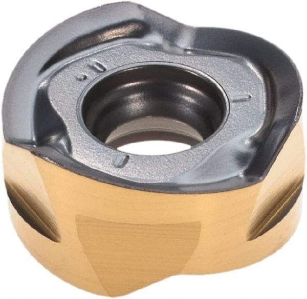 Iscar - H606 RXCU1206 AXT Grade IC808 Carbide Milling Insert - TiAlN/AlTiN/TiN Finish, 0.232" Thick, 0.48" Inscribed Circle, 5.99mm Corner Radius - Industrial Tool & Supply