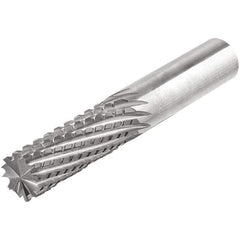Iscar - 3/8" Diam, 1" LOC, End Mill End, Solid Carbide Diamond Pattern Router Bit - Right Hand Cut, 3" OAL, 3/8" Shank Diam, Use on Composite - Industrial Tool & Supply