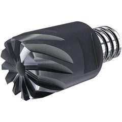 Iscar - MM ET CF Grade IC908 Carbide End Milling Tip Insert - TiAlN Finish, 12 Flutes, 15mm Cutting Diam, 3.5mm Depth of Cut, 20.5mm Extension, 0.039" Cnr Rad - Industrial Tool & Supply