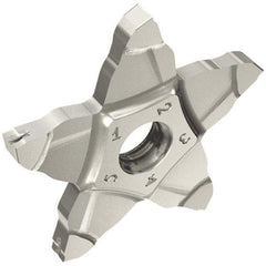 Iscar - PENTA34N300 J IC908 Grade, 0.118" Cutting Width, Carbide Cutoff Insert - Neutral Lead Angle, TiAlN Coated, Other End - Industrial Tool & Supply