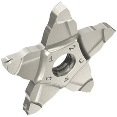 Iscar - PENTA34N270 J IC908 Grade, 0.106" Cutting Width, Carbide Cutoff Insert - Neutral Lead Angle, 0.004" Cnr Rad, TiAlN Coated, Other End - Industrial Tool & Supply