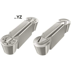 Iscar - 8040FSPA Grade ID5, 8mm Cutting Width Polycrystalline Diamond (PCD) Grooving Insert - 3.99mm Max Depth of Cut, Neutral, 3.99mm Corner Radius - Industrial Tool & Supply