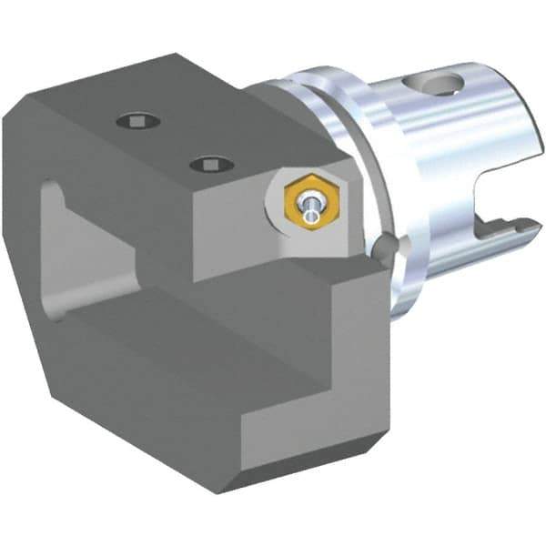 Kennametal - Left Hand Cut, Size KM63XMZ, Modular Turning & Profiling Cutting Unit Head - 60.65mm Head Length, Through Coolant - Industrial Tool & Supply
