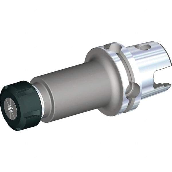 Kennametal - 3mm to 26mm Capacity, 90mm Projection, Modular Connection, ER40 Collet Chuck - Through-Spindle - Exact Industrial Supply
