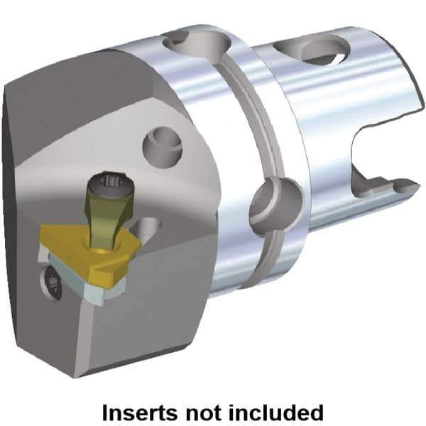 Kennametal - Insert Style LT 16ER, 50mm Head Length, Left Hand Cut, External Modular Threading Cutting Unit Head - System Size KM50TS, 35mm Center to Cutting Edge, Series LT Threading - Industrial Tool & Supply