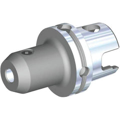 Kennametal - KM80ATC Modular Connection 12mm Hole End Mill Holder/Adapter - 42mm Nose Diam, 80mm Projection, Through-Spindle Coolant - Exact Industrial Supply