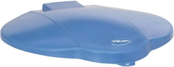 Vikan - 3 Gal Polypropylene Pail Lid - Blue, For Use with 5688 - Industrial Tool & Supply