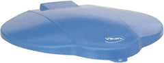 Vikan - 3 Gal Polypropylene Pail Lid - Blue, For Use with 5688 - Industrial Tool & Supply