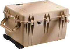 Pelican Products, Inc. - 23" Wide x 19-31/64" High, Clamshell Hard Case - Tan, Polyethylene - Industrial Tool & Supply