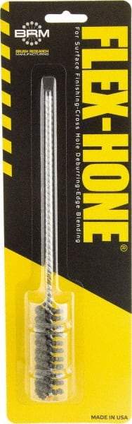 Brush Research Mfg. - 5/8" to 0.709" Bore Diam, 800 Grit, Aluminum Oxide Flexible Hone - Extra Fine, 8" OAL - Industrial Tool & Supply