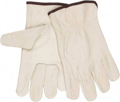 MCR Safety - Size 3XL General Protection Work Gloves - For Work & Driver, Uncoated, Natural, Paired - Industrial Tool & Supply