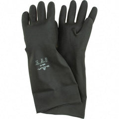 SHOWA - 30 mil Thick, Chemical Resistant Gloves - SZ 11 18"30ML BLK 1/PR CHLOROFLEXII CHEM RES GLV - Industrial Tool & Supply