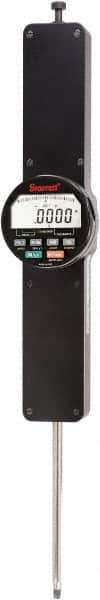 Starrett - 4" Max Measurement, 0.0001" Graduation, Electronic Drop Indicator - Accurate to 0.0002", Inch & Metric System, LCD Display - Industrial Tool & Supply
