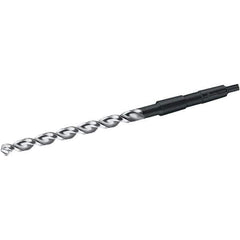 Walter-Titex - 19.75mm, 2MT 130° Point High Speed Steel Taper Shank Drill Bit - Bright/Oxide Finish, 177mm Flute Length, 275mm OAL, Parabolic Flute, Series A4422 - Industrial Tool & Supply