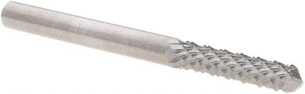 SGS Pro - Drill Point End, Diamond Pattern Router Bit - Industrial Tool & Supply