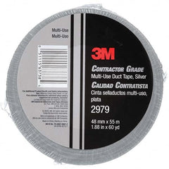 3M - 60 Yd x 1.88" x 7 mil Gray Polyethylene Cloth Duct Tape - Industrial Tool & Supply
