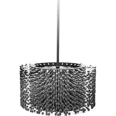 Brush Research Mfg. - 28" Bore Diam, 600 Grit, Silicon Carbide Flexible Hone - Fine, 9-1/2" OAL - Industrial Tool & Supply