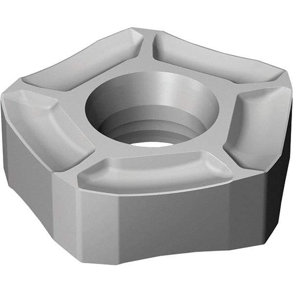 Sandvik Coromant - 357R2408 PM Grade 1130 Carbide Milling Insert - AlTiCrN Finish, 7.94mm Thick, 24.4mm Inscribed Circle, 1mm Corner Radius - Industrial Tool & Supply