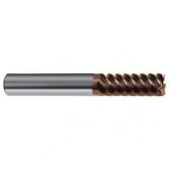 1/4" Dia. - 2-1/2" OAL - 45° Helix Nano-SI Carbide End Mill - 6 FL - Industrial Tool & Supply