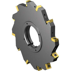 Sandvik Coromant - 0.2362" Cutting Width, 1" Depth of Cut, 1.2598" Hole Diam, 10 Tooth Indexable Slotting Cutter - Neutral Cutting Direction - Industrial Tool & Supply