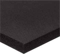 Value Collection - 3/8" Thick x 36" Wide x 9' Long Black Closed Cell EVA Foam Rubber Roll - Stock Length, Plain Back, -70°F to 160°F - Industrial Tool & Supply