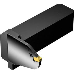 Sandvik Coromant - Right Hand, 22mm Max Depth of Cut, Indexable Grooving Tool Holder - 25mm Shank Height, 25mm Shank Width, Through Coolant - Industrial Tool & Supply