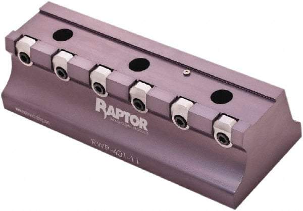 Raptor Workholding - 1-1/2" Jaw Width, 12" High x 17" Long x 7" Wide Dovetail Vise - For Use with 4 & 5 Axis Workholding Systems - Industrial Tool & Supply