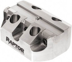 Raptor Workholding - 3/4" Jaw Width, 2" High x 5" Long x 3.9" Wide Dovetail Vise - For Use with 4 & 5 Axis Workholding Systems - Industrial Tool & Supply