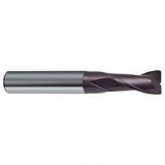 1/4 Dia. x 2-1/2 Overall Length 2-Flute Square End Solid Carbide SE End Mill-Round Shank-Center Cut-Firex - Industrial Tool & Supply