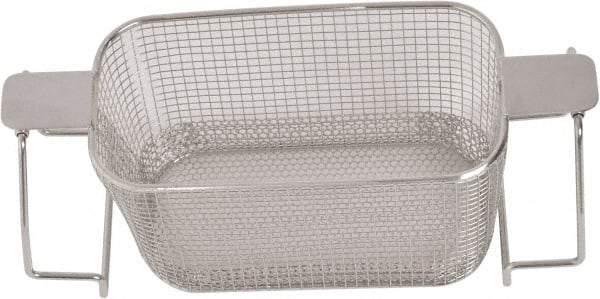 CREST ULTRASONIC - Stainless Steel Parts Washer Basket - 5.177" High, Use with Parts Washers - Industrial Tool & Supply