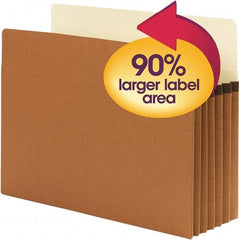 SMEAD - 11-3/4 x 9-1/2", Letter Size, Redrope, Expansion Folders - Industrial Tool & Supply